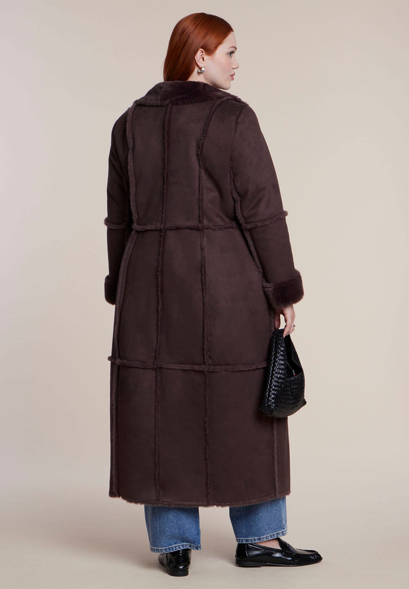 Long Sherpa Lined Coat image number 3