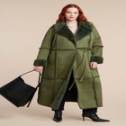 Long Sherpa Lined Coat image number null