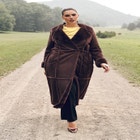 Long Sherpa Lined Coat image number 0