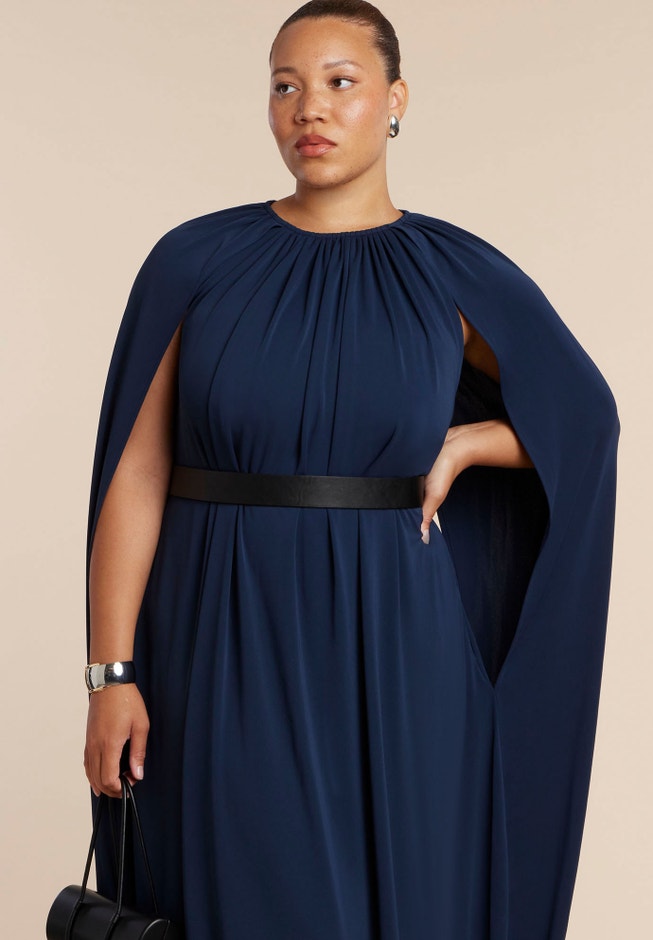 Cape Bubble Dress image number 3