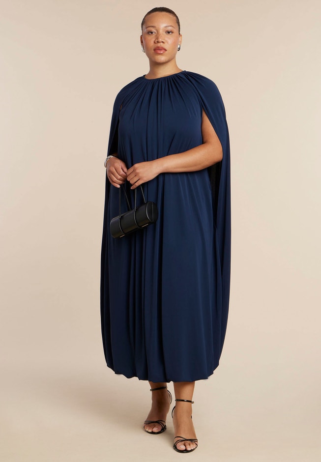 Cape Bubble Dress image number 5