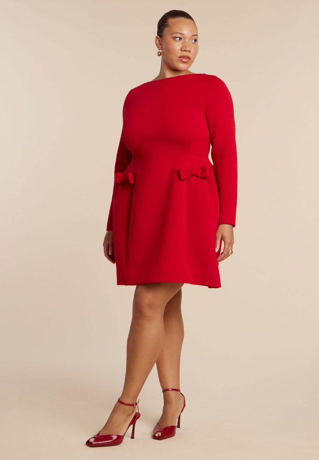 Long Sleeve Pocket Mini Dress image number 0