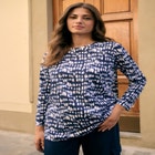 Plus Size Cotton Ultimate Long Sleeve Crewneck Tee image number null