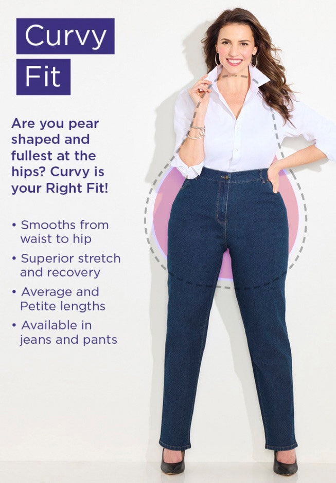 Right Fit&reg; Curvy Jean image number 1