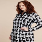  Houndstooth Sequin Mini With Collar image number null