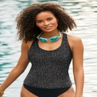 Chlorine Resistant Racerback Tankini Top image number null