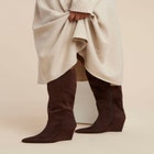 Pointed Toe Wedge Heel image number null