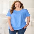 Perfect Short-Sleeve Crewneck Tee image number null