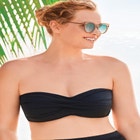 Valentine Ruched Bandeau Bikini Top image number null