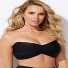 Valentine Ruched Bandeau Bikini Top image number null