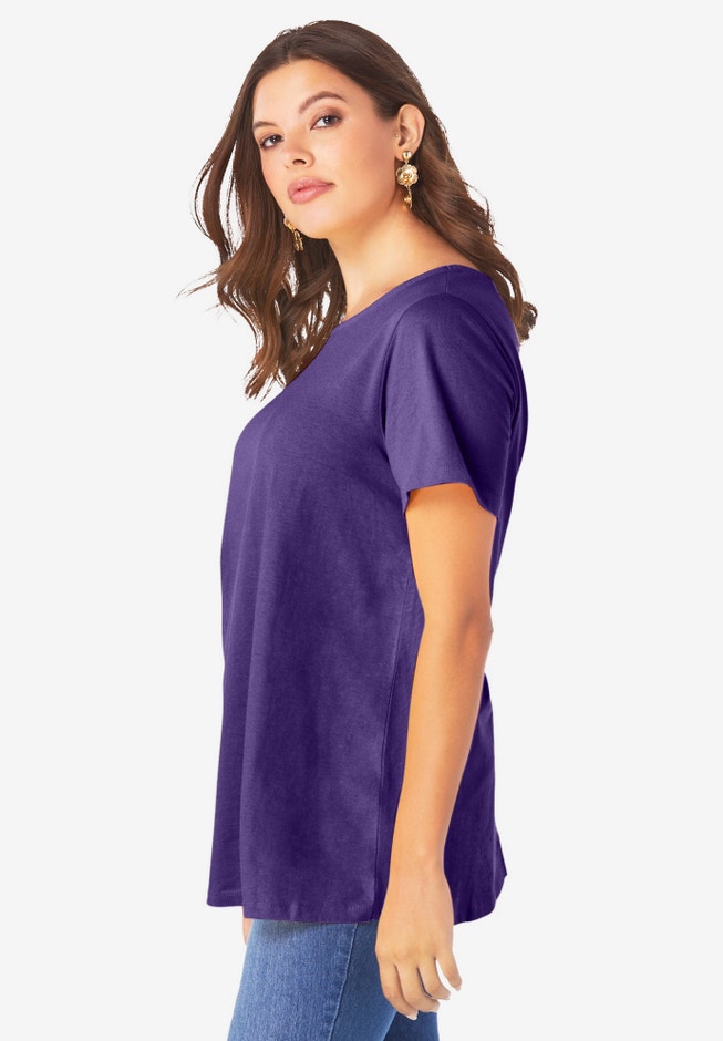 Ultimate Swing Tee with Keyhole Back image number 3