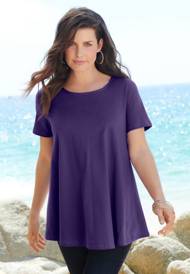 Ultimate Swing Tee with Keyhole Back image number 5