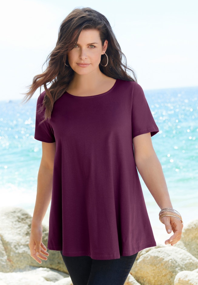 Ultimate Swing Tee with Keyhole Back image number 6
