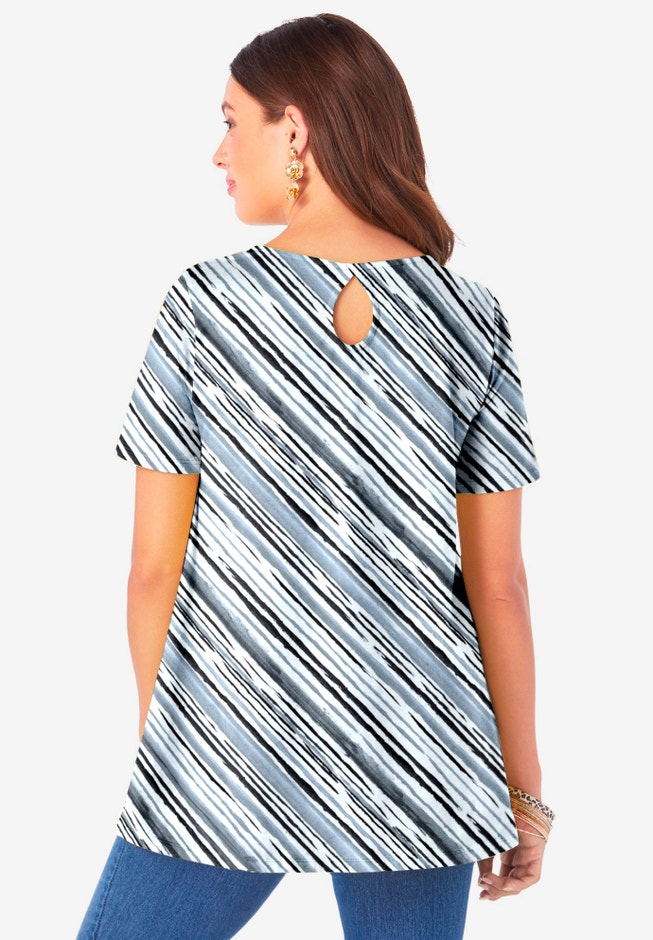 Ultimate Swing Tee with Keyhole Back image number 1
