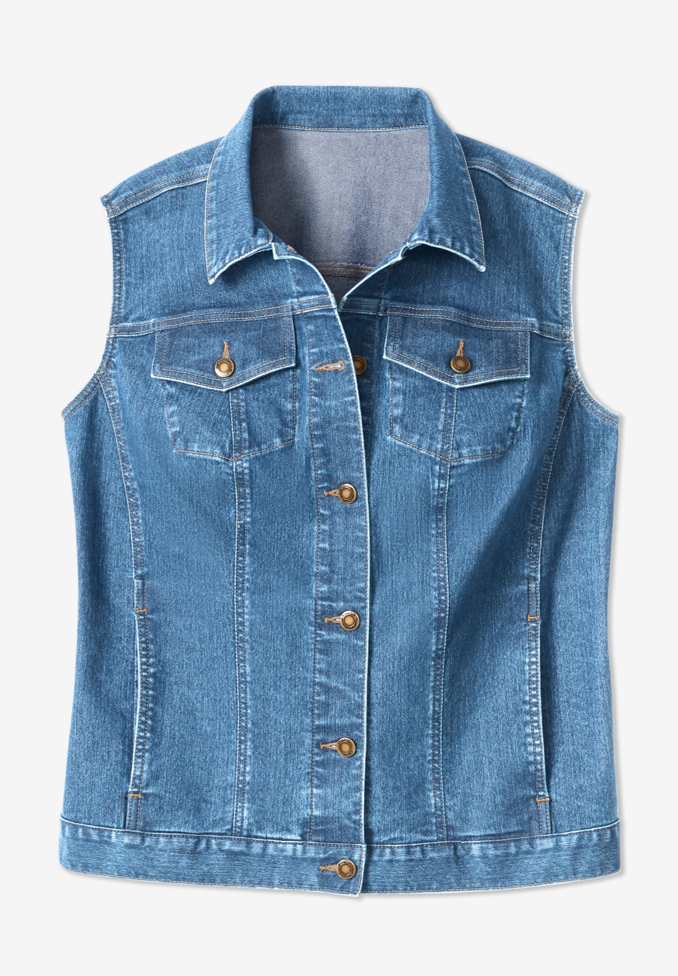 9zero1 cropped denim vest Medium blue | Replay Jeans