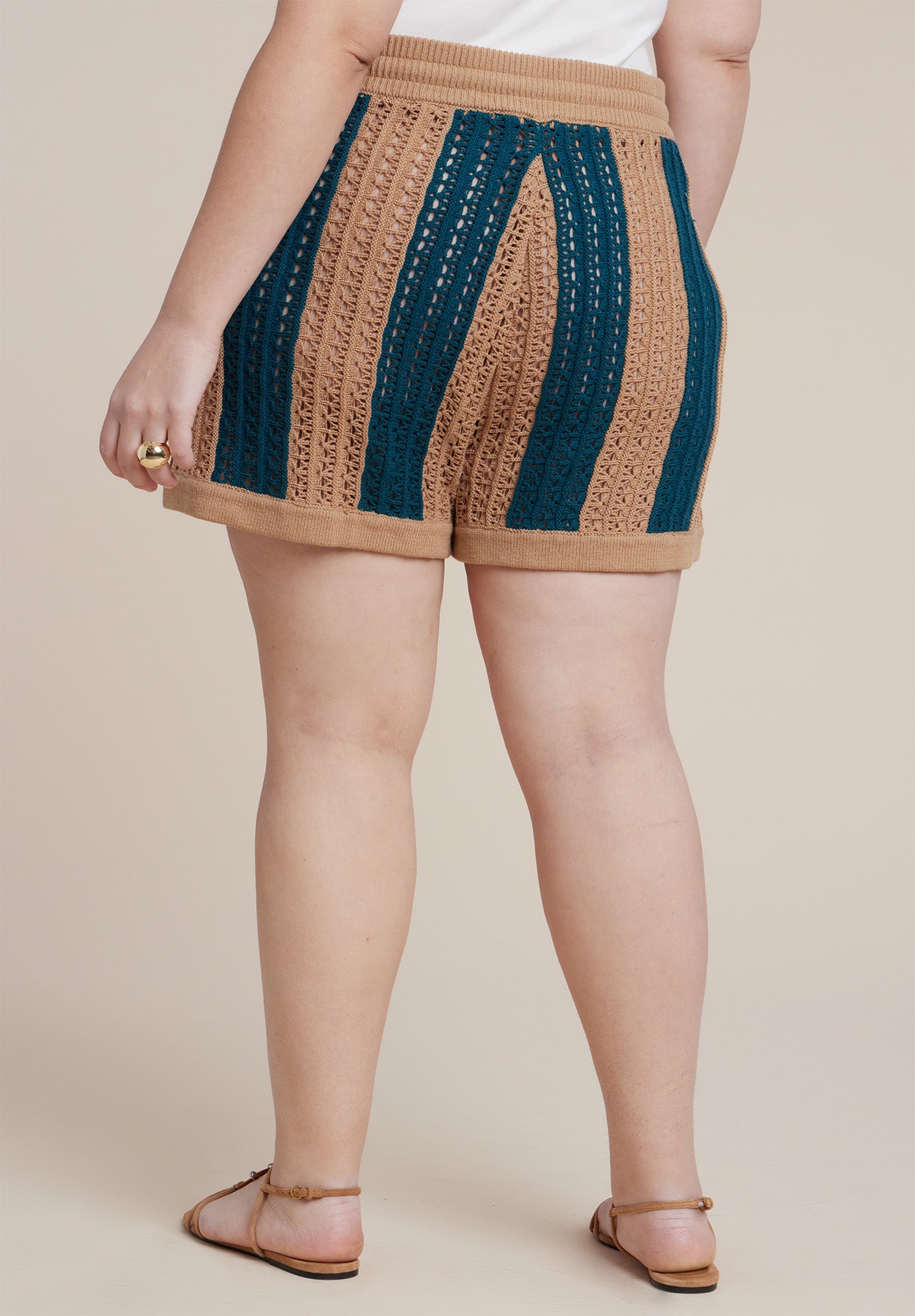 Crochet Knit Short image number 2