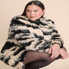 Faux Fur Crop Coat image number null