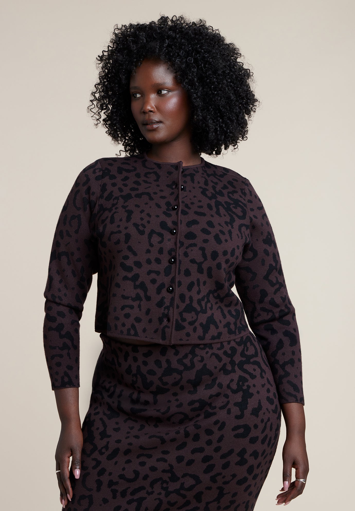 Intarsia Cardigan image number 0