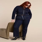 Zip Front Denim Jacket image number null