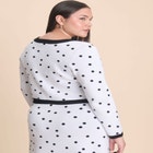 Cropped Intarsia Knit Jacket image number null