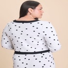 Cropped Intarsia Knit Jacket image number null