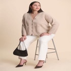 Wide Sleeve Cardigan With Pockets image number null