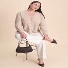 Wide Sleeve Cardigan With Pockets image number null