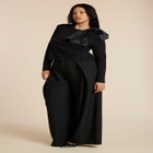 Strong Shoulder Top With Bow image number null