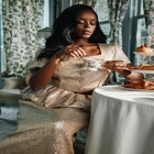 Square Neck Button Up Crop Top image number null