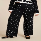 Polka Dot Intarsia Pant image number null
