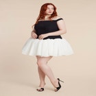 Contrast Tutu Mini Dress image number null