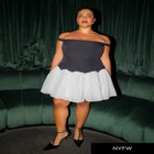 Contrast Tutu Mini Dress image number null