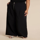 Wide Leg Trouser With Zipper Detail image number null