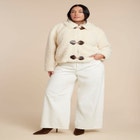 Teddy Fur Coat With Buckles image number null