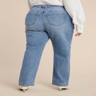 Diamond Sparkle Straight Leg Jean image number null