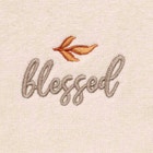 &ldquo;Blessed" Decorative Fingertip Towel, Set of 2 image number null