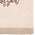 &ldquo;Blessed" Decorative Fingertip Towel, Set of 2 image number null