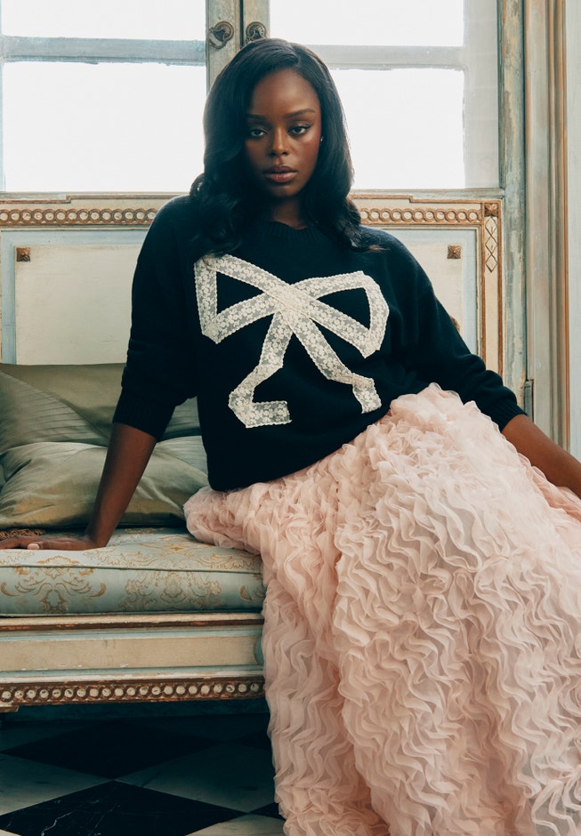 Lace Bow Sweater image number 0