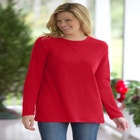 Ultra Soft Waffle Thermal Sweatshirt image number null