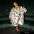 Faux Pony Hair Tank Dress image number null