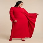 Maxi Dress with Cape Sleeves image number null