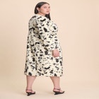 Faux Pony Hair Long Coat image number null