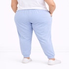 French Terry Drawstring Elastic Waistband Jogger image number null