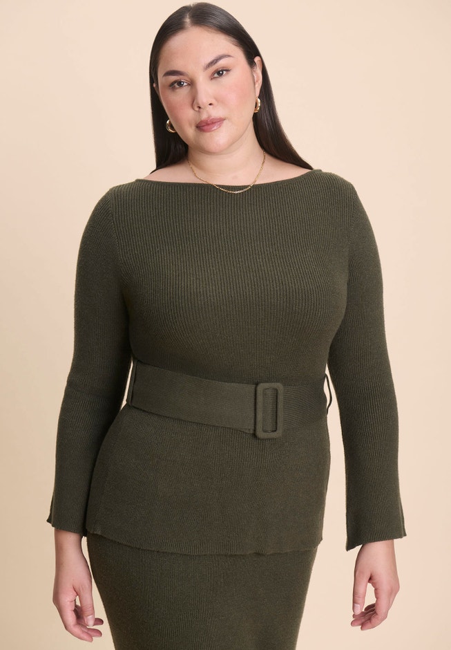 Belted Sweater image number 0
