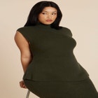 Open Back Sweater Top image number null