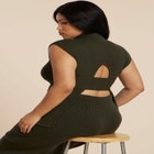 Open Back Sweater Top image number null