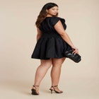 Shirred Flare Mini Dress image number null