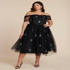 Embellished Flare Midi Dress image number null