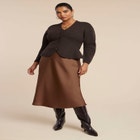 Structured Lurex Cardigan image number null