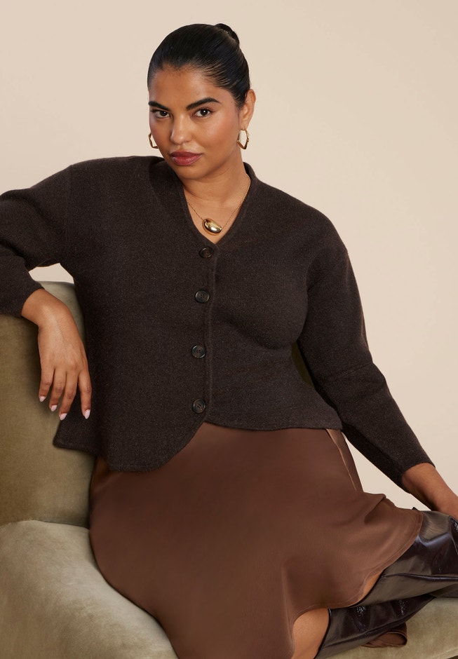 Structured Cardigan image number null